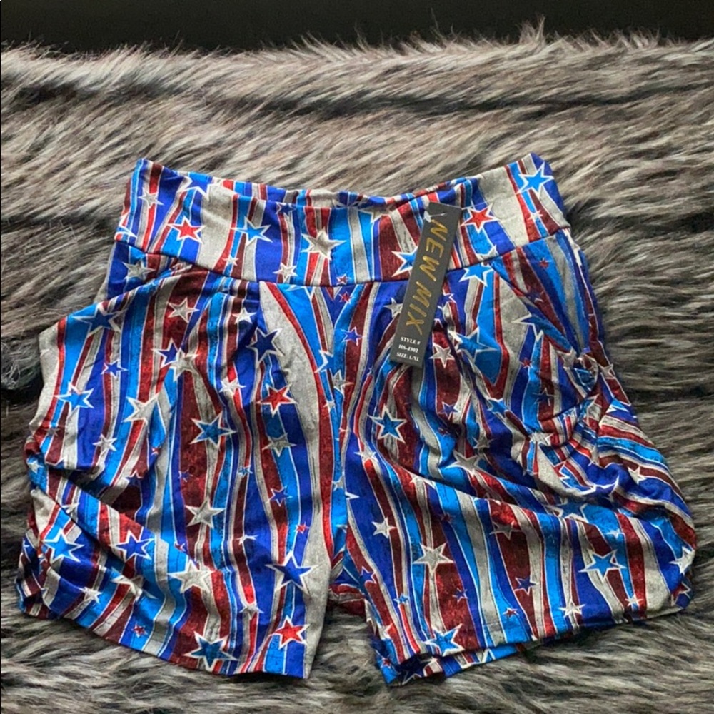 FabuLegs Harlem Shirts L/XL Americana Patriotic